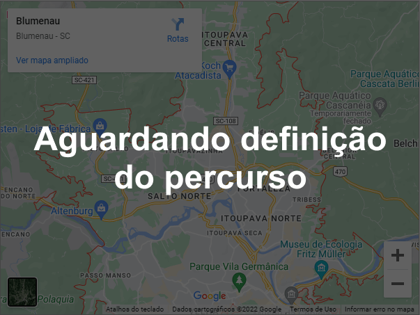 Aguardando definição do percurso