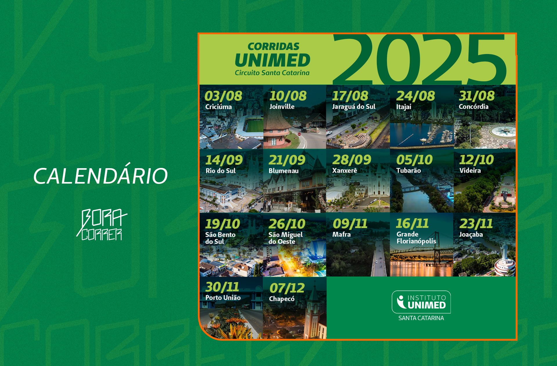 circuito de corridas Unimed - 2025