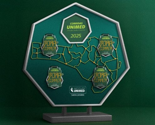 Mandala em formato heptágono com fundo verde