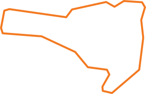Circuito percorrido em uma das corridas