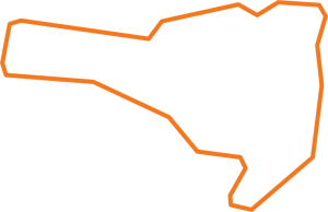 Circuito percorrido em uma das corridas