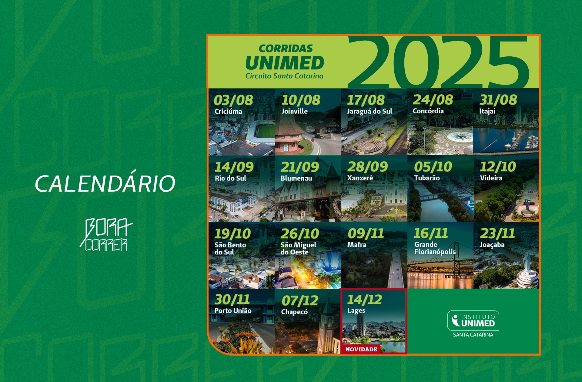 circuito de corridas Unimed - 2025